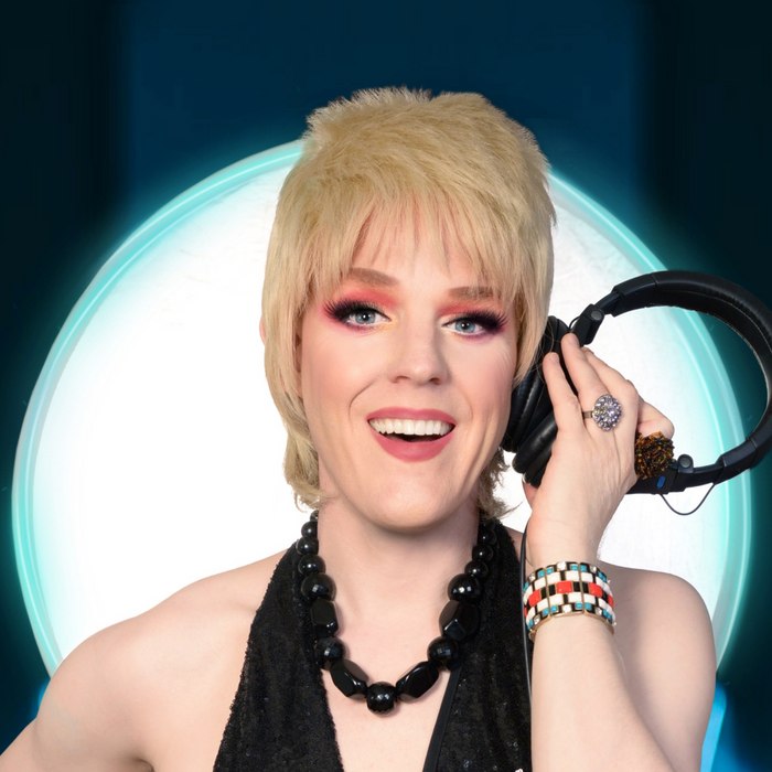 a photo of regina gently, a toronto-based musician, drag queen, and DJ