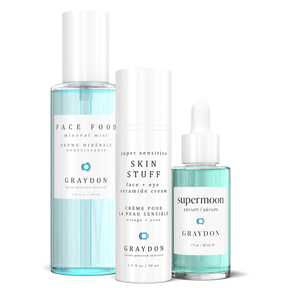 face food, skin stuff, supermoon serum